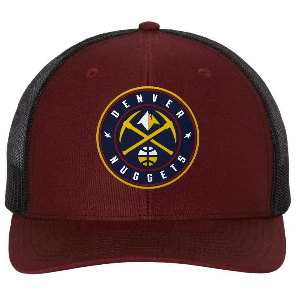Denver Nuggets 3D Snapback Trucker Hat- Cardinal/ Black